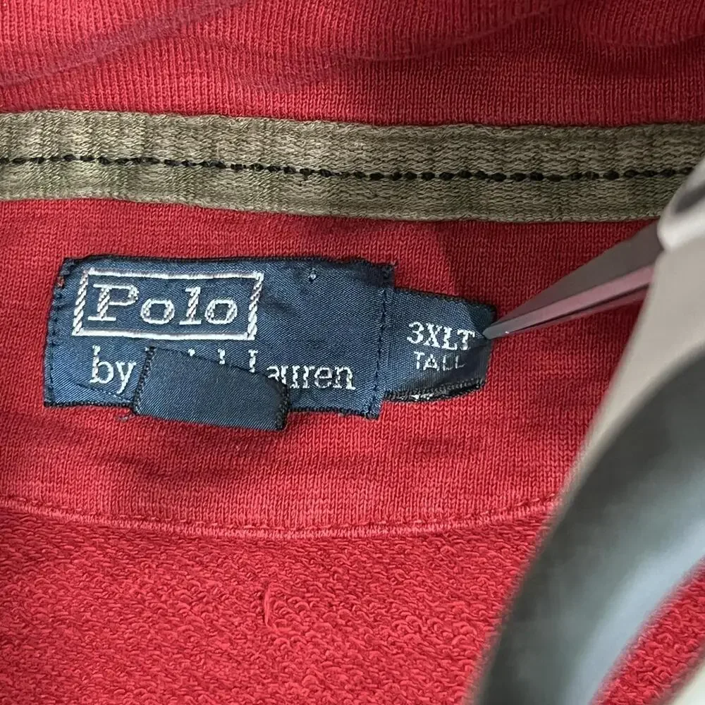 Vintage Polo Ralph Lauren Sweatshirt Mens 3XLT Rugby Military Paratrooper 90s